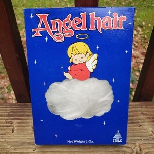 Vintage Angel Hair Spun Glass Union Wadding CO - Made In USA 2oz Box